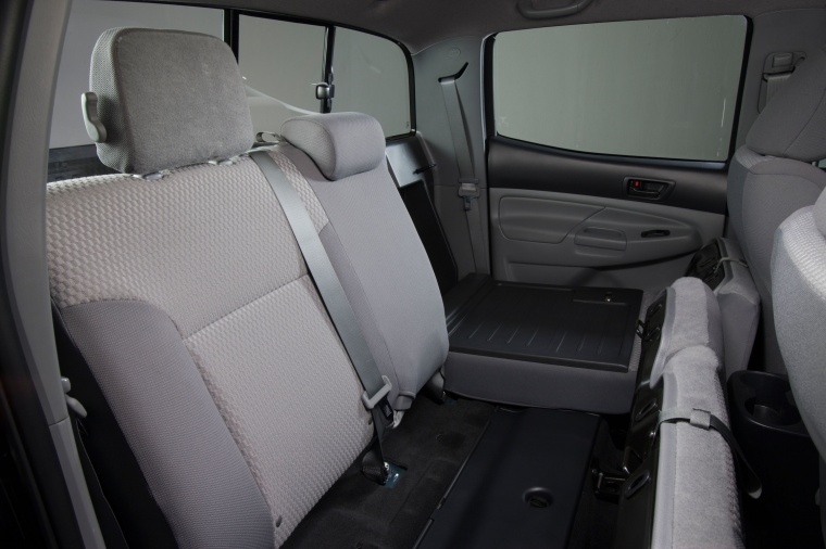 2013 Toyota Tacoma Double Cab SR5 V6 4WD Rear Seats Folded Picture