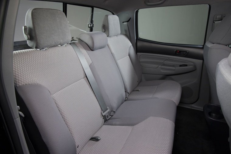 2014 Toyota Tacoma Double Cab SR5 V6 4WD Rear Seats Picture
