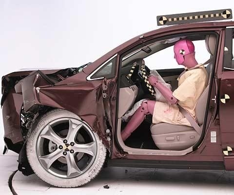 2013 Toyota Venza IIHS Frontal Impact Crash Test Picture