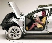 2010 Volkswagen Passat Sedan IIHS Frontal Impact Crash Test Picture