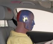 2010 Volkswagen Passat Sedan IIHS Frontal Impact Crash Test Picture