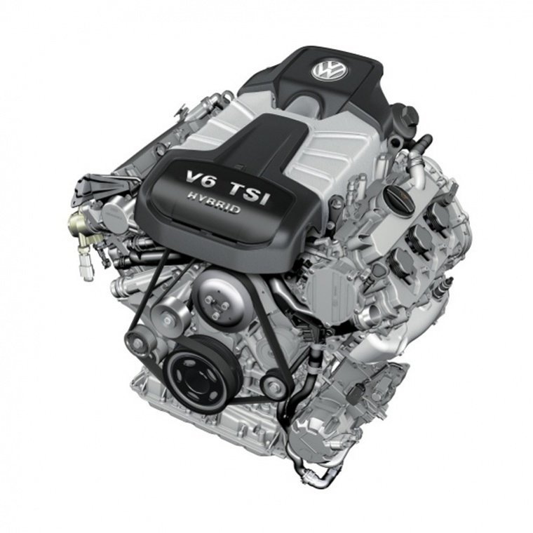 2012 Volkswagen Touareg 3.0-liter V6 TSI Hybrid Engine Picture