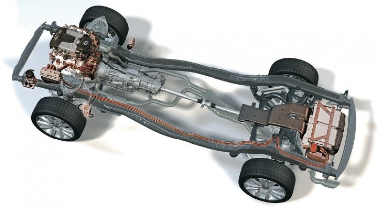 2012 Volkswagen Touareg Hybrid Drivetrain Picture