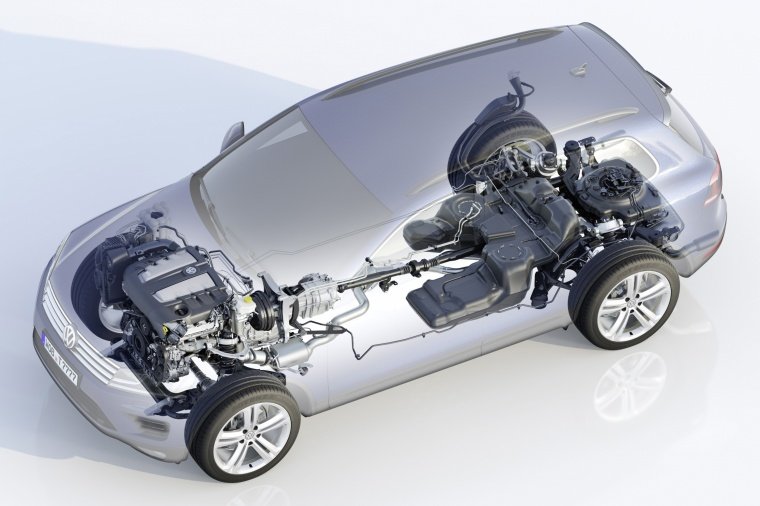 2015 Volkswagen (VW) Touareg TDI Powertrain Picture