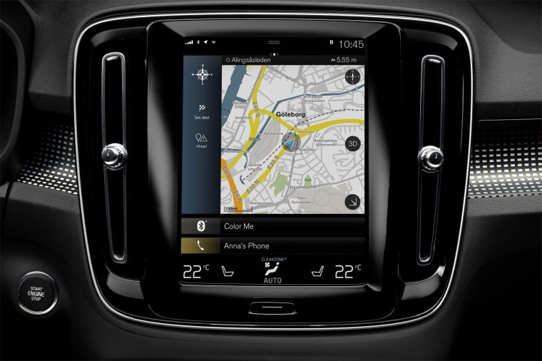 2019 Volvo XC40 T5 R-Design AWD Dashboard Screen Picture