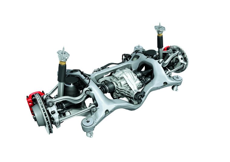 2010 Porsche Panamera Turbo Rear Suspension Picture