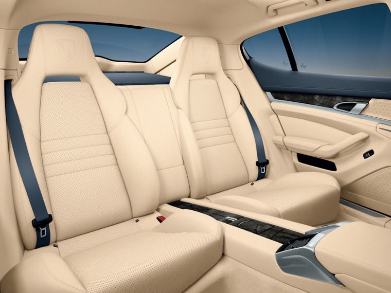 2011 Porsche Panamera Turbo Rear Seats Picture