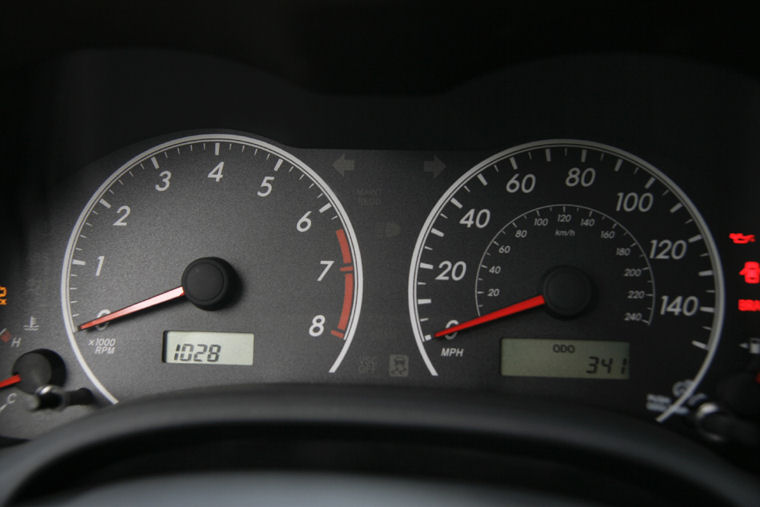 2009 Toyota Corolla XLE Gauges Picture