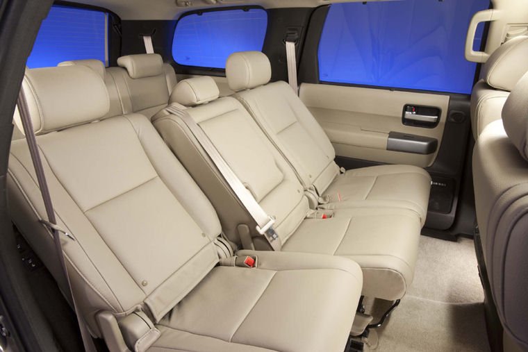 2010 Toyota Sequoia Rear Seats Picture