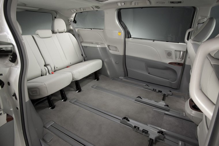 2011 Toyota Sienna Limited Rear Seats Picture