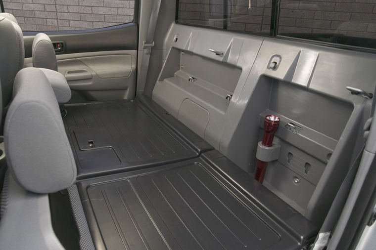 2005 Toyota Tacoma Double Cab Rear Seat Folded Picture