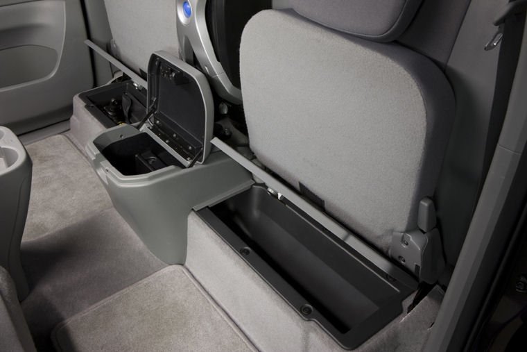 2010 Toyota Tacoma Access Cab AWD Rear Seat Storage Picture