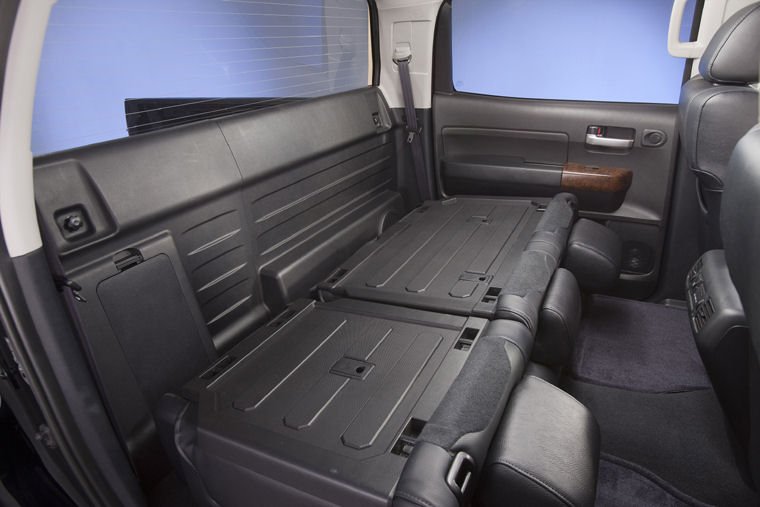 2010 Toyota Tundra CrewMax Rear Seats Folded Picture