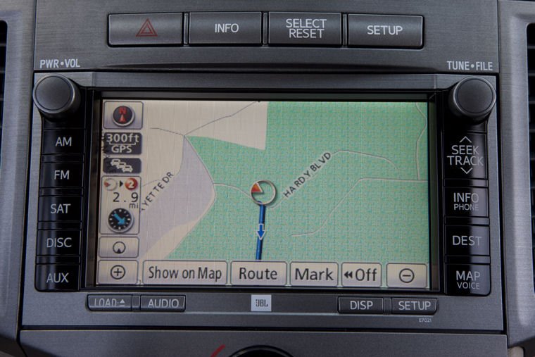 2010 Toyota Venza Dashboard Screen Picture