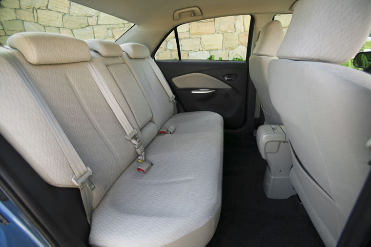 2007 Toyota Yaris Sedan Rear Seats Picture